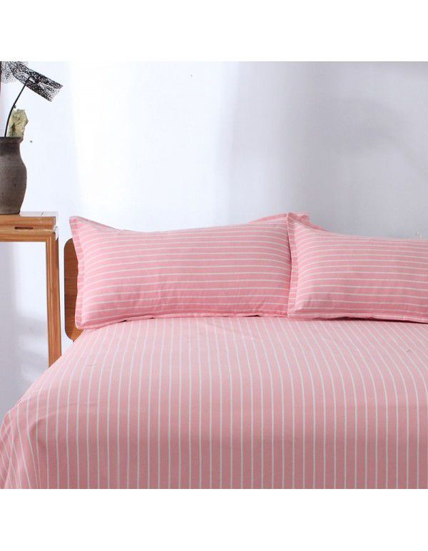 Old coarse cloth bed sheet, single piece of pure cotton, thickened, thickened, thick, old trial Japanese style