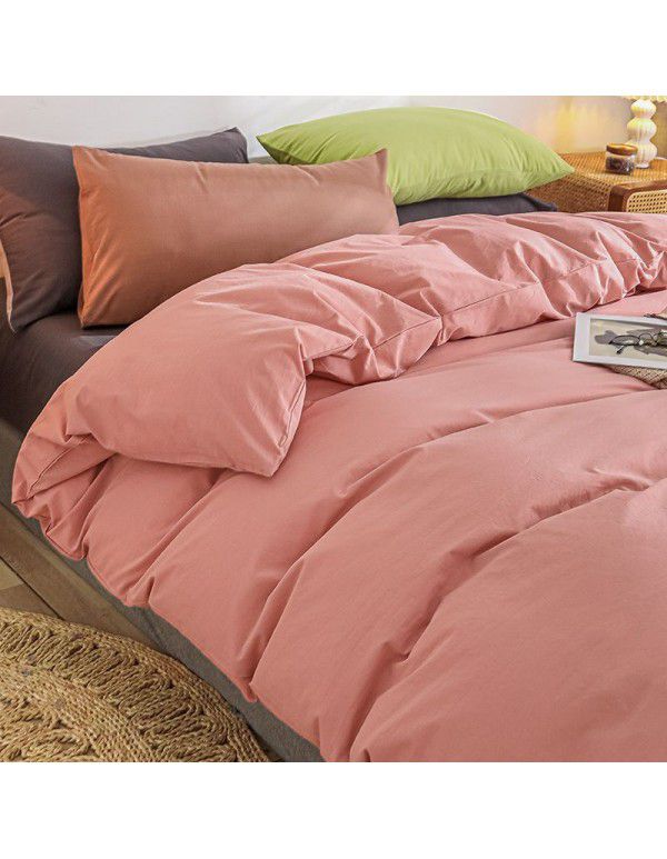 Quilt cover All cotton Quilt cover Cotton washable quilt cover One piece 150x200x230 single double bed single men's quilt sheet 1.5