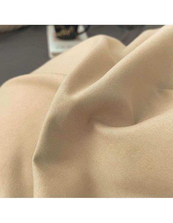 Simple mix and match solid color washed cotton four piece bed fitted sheet sheet quilt cover non dormitory bed article 3