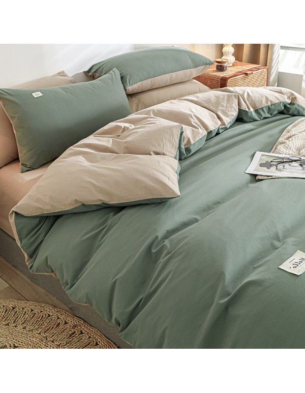 Quilt cover All cotton Quilt cover Cotton washable quilt cover One piece 150x200x230 single double bed single men's quilt sheet 1.5