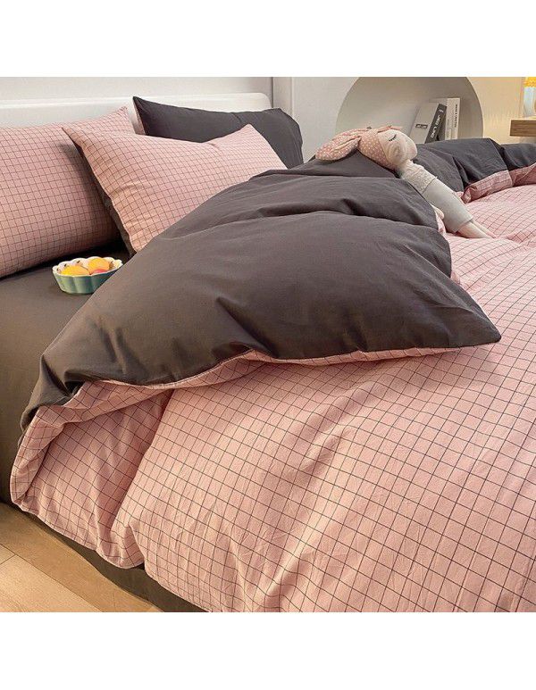 Quilt cover All cotton Quilt cover Cotton washable quilt cover One piece 150x200x230 single double bed single men's quilt sheet 1.5