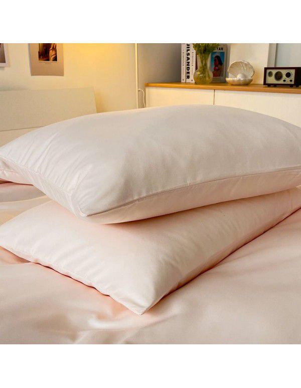 Luxurious Ice 4-Piece Nude Sleeping Silk Sheet and Quilt Cover 3-Piece Bedding Set Summer Style