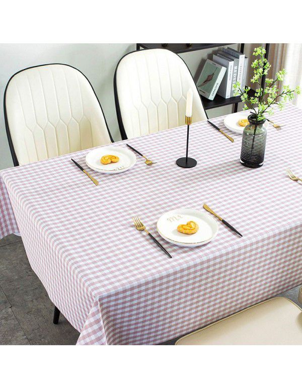 Table cloth, table cloth, waterproof, oil proof, washable ins, net red, rectangular table cloth, tea table cloth, pvc, student desk mat