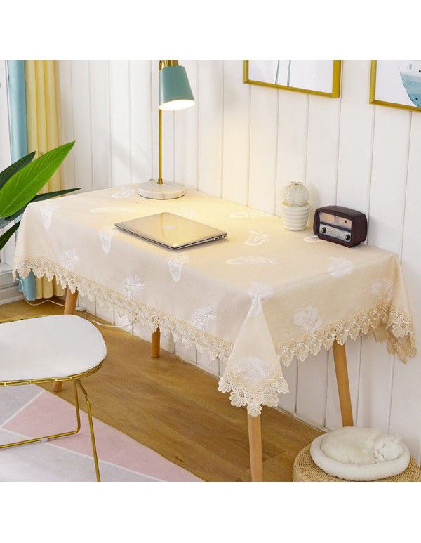 Table cloth, fresh rectangular table cloth, simple modern tea table, table cloth, pad, desk cloth, nail care table cloth