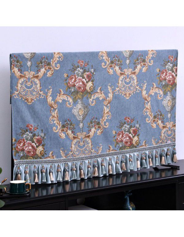 European style TV cabinet cover cloth, table cloth, rectangular tea table, living room, dust-proof cover, table cloth, table mat, shoe cabinet cloth