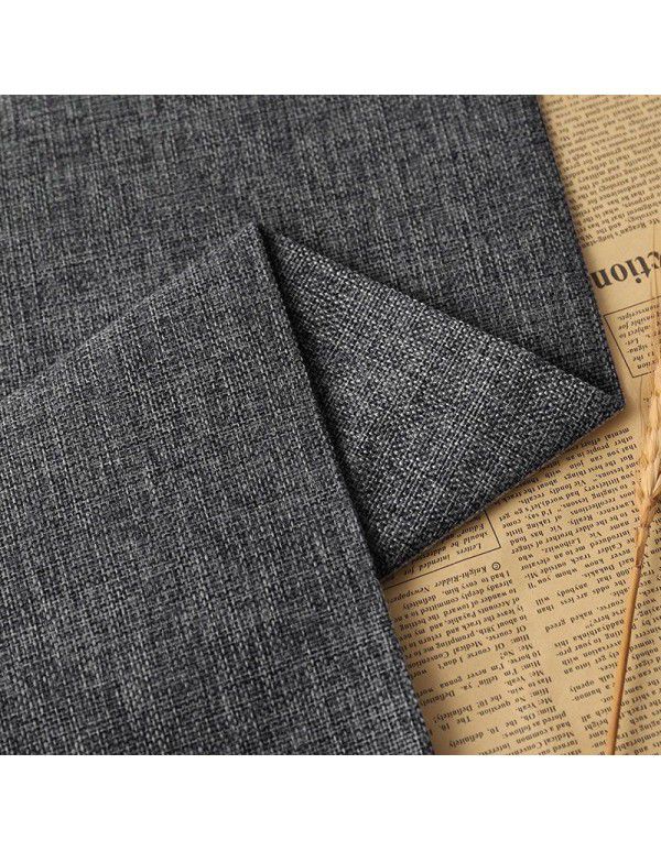 Cotton and linen tablecloth plain color thickened linen sofa fabric color coarse linen fabric old coarse canvas DIY manufacturer