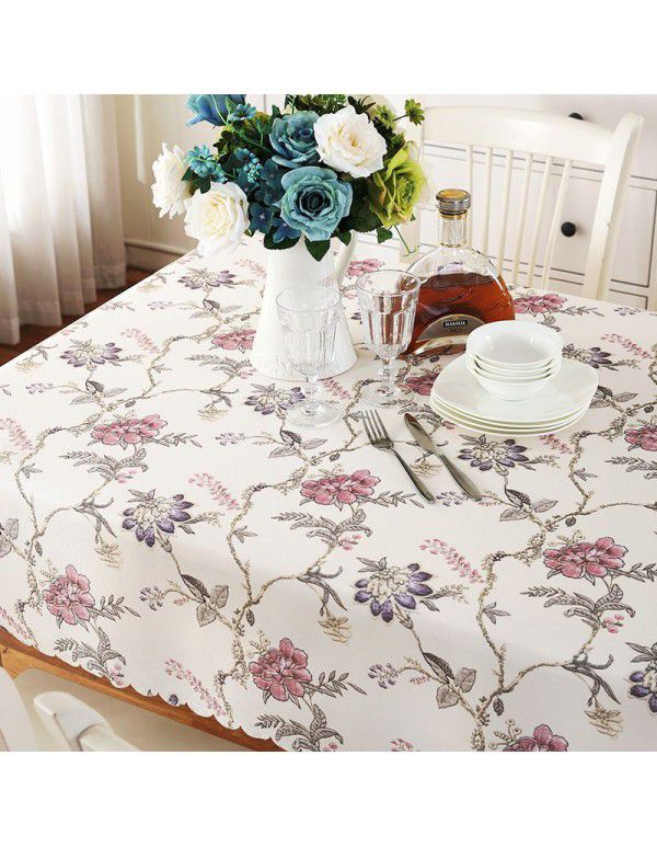 Table cloth, fresh rectangular table cloth, simple modern tea table, table cloth, pad, desk cloth, nail care table cloth