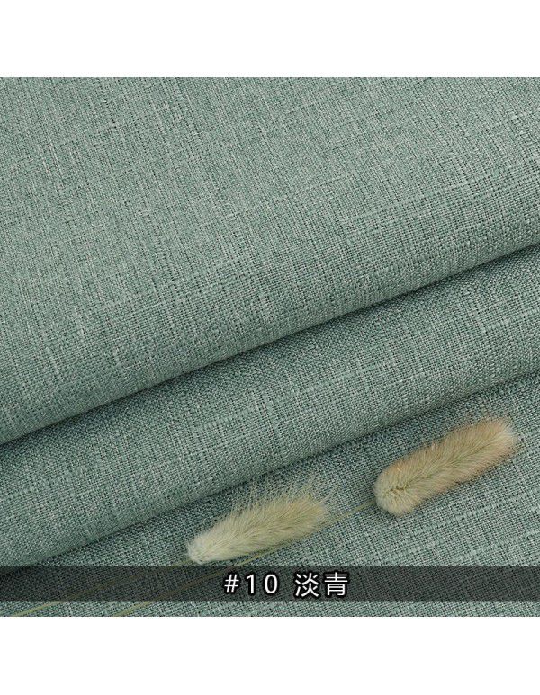 Cotton and linen tablecloth plain color thickened linen sofa fabric color coarse linen fabric old coarse canvas DIY manufacturer