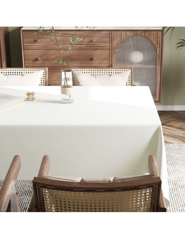 Spot Nordic ins style solid leather tablecloth, light luxury, high-grade, waterproof, oil proof, wash free tablecloth, tea table mat