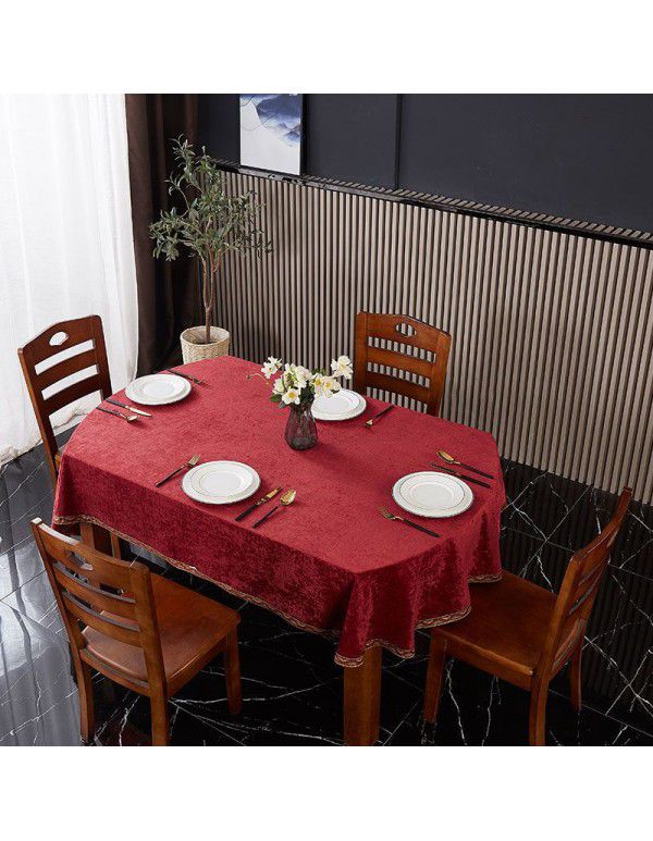 Wholesale Chinese oval tablecloth folding table multi-functional retractable tablecloth cloth table table tablecloth household color