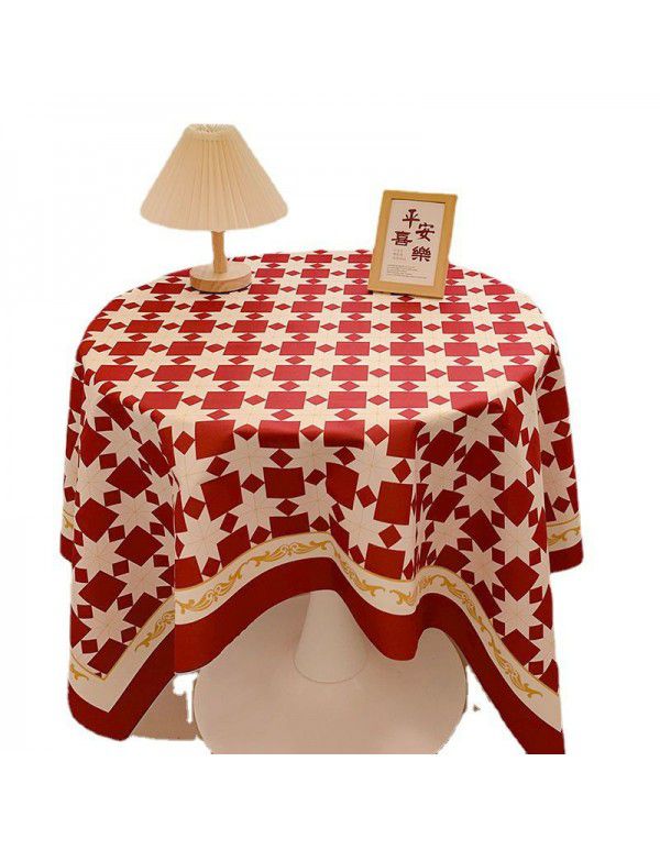 Nordic ins style table cloth, student dormitory, desk cloth, living room, table mat, tea table cloth, small and fresh