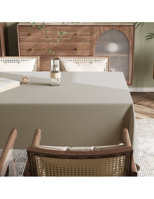 Spot Nordic ins style solid leather tablecloth, light luxury, high-grade, waterproof, oil proof, wash free tablecloth, tea table mat