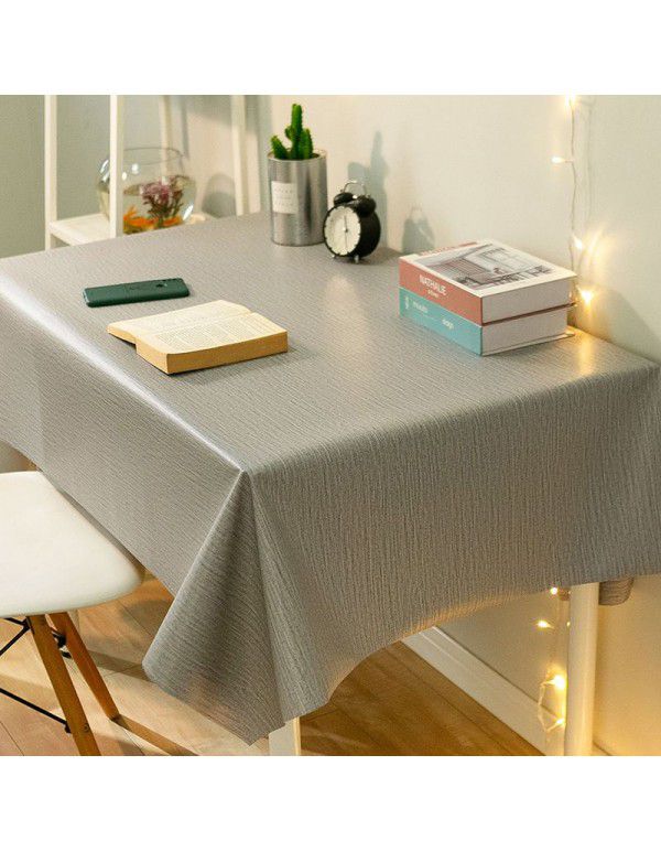 Table cloth, table cloth, waterproof, oil proof, washable ins, net red, rectangular table cloth, tea table cloth, pvc, student desk mat