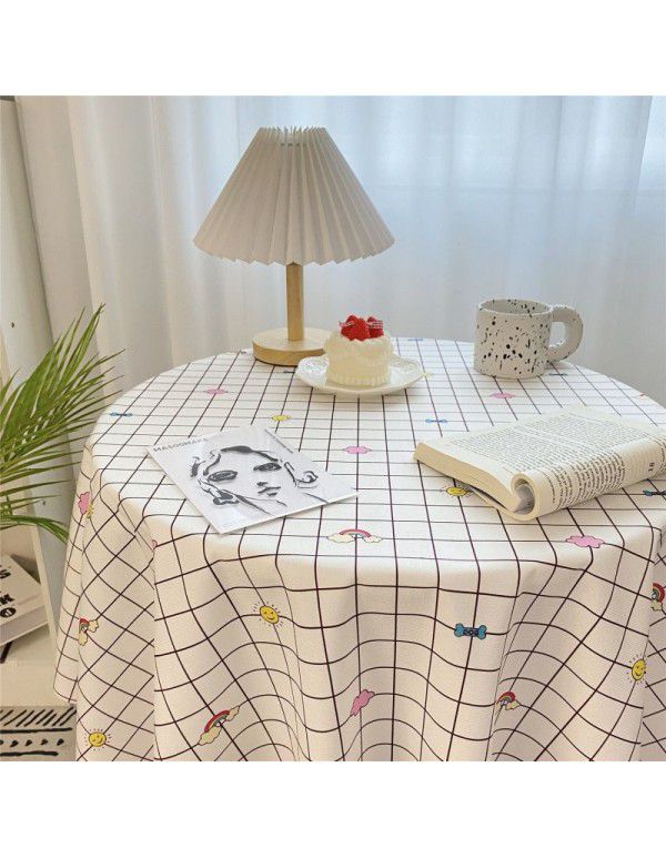 Students' table cloth, table cover, cloth, girls' mind book, table cloth, picnic cloth, tea table, table cloth, rectangle, one piece