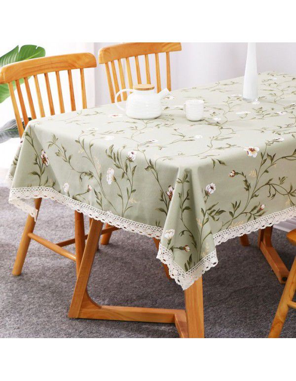 Table cloth, fresh rectangular table cloth, simple modern tea table, table cloth, pad, desk cloth, nail care table cloth