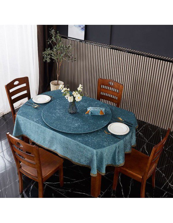 Wholesale Chinese oval tablecloth folding table multi-functional retractable tablecloth cloth table table tablecloth household color