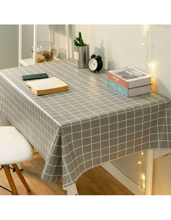 Table cloth, table cloth, waterproof, oil proof, washable ins, net red, rectangular table cloth, tea table cloth, pvc, student desk mat