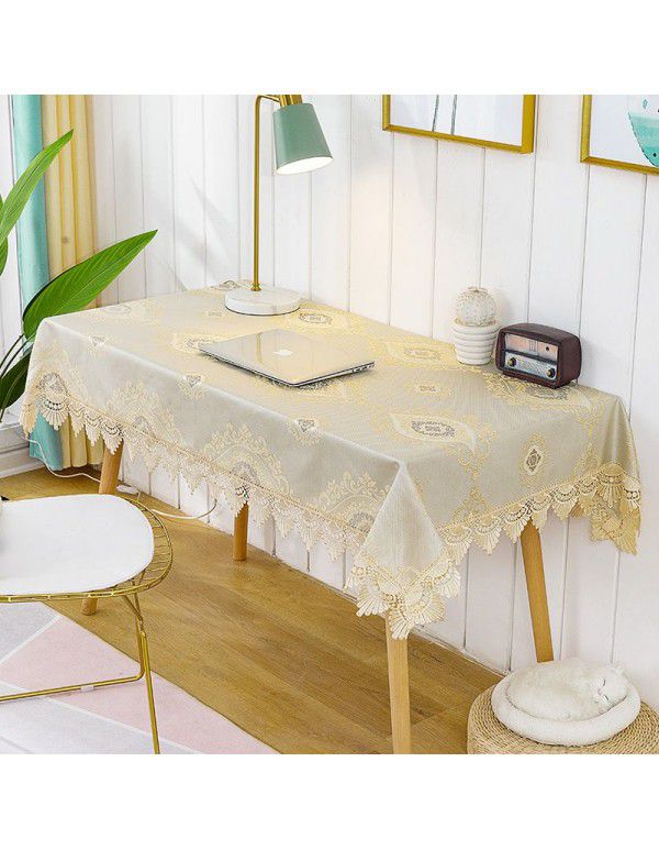 Table cloth, fresh rectangular table cloth, simple modern tea table, table cloth, pad, desk cloth, nail care table cloth