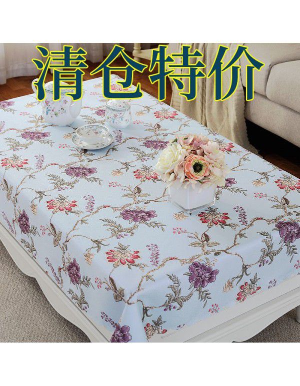 Table cloth, fresh rectangular table cloth, simple modern tea table, table cloth, pad, desk cloth, nail care table cloth