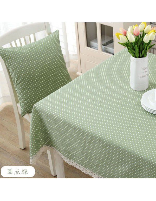 Xinjiang Style Table Cloth Exotic Table Cloth Retro American Ethnic Style Cotton Linen Bar Room Tea Table Student