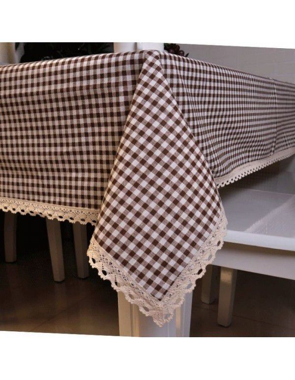 Xinjiang Style Table Cloth Exotic Table Cloth Retro American Ethnic Style Cotton Linen Bar Room Tea Table Student