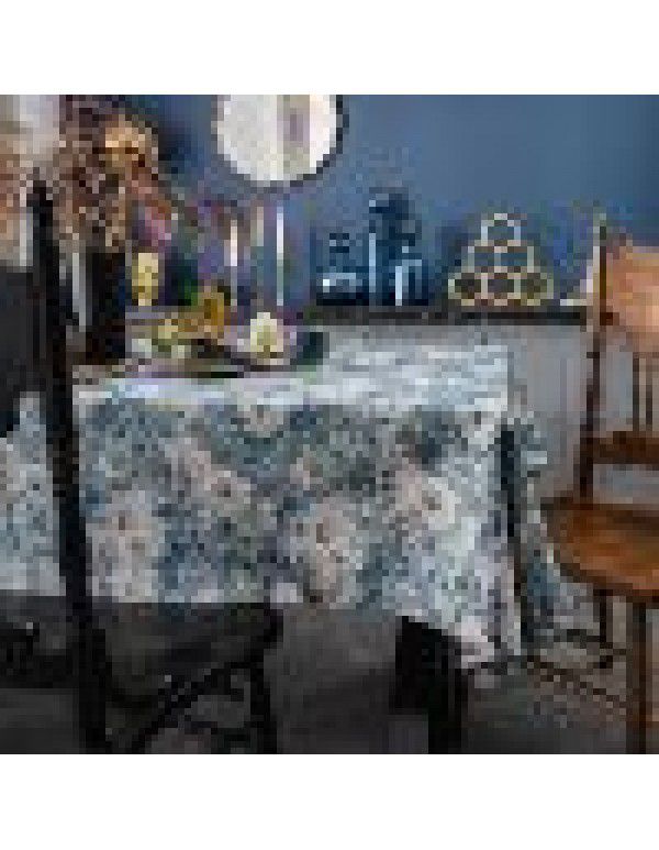 Yimanqiyun American Table Cloth Colorful Jacquard Table Cloth Double sided Pattern Thick Table Cloth Geometric Bohemian Style