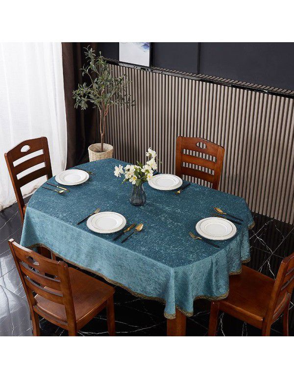 Wholesale Chinese oval tablecloth folding table multi-functional retractable tablecloth cloth table table tablecloth household color