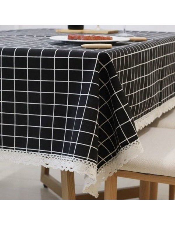 Xinjiang Style Table Cloth Exotic Table Cloth Retro American Ethnic Style Cotton Linen Bar Room Tea Table Student