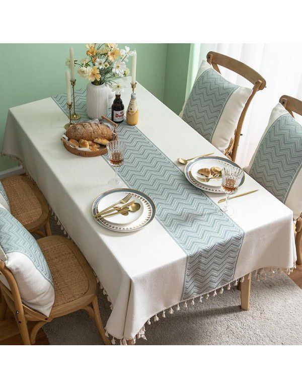 Table cloth, cotton and linen, small, fresh and simple, rectangular tea table, table cloth, parcel post, cross-border e-commerce factory
