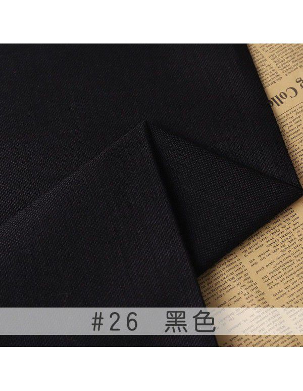 Cotton and linen tablecloth plain color thickened linen sofa fabric color coarse linen fabric old coarse canvas DIY manufacturer
