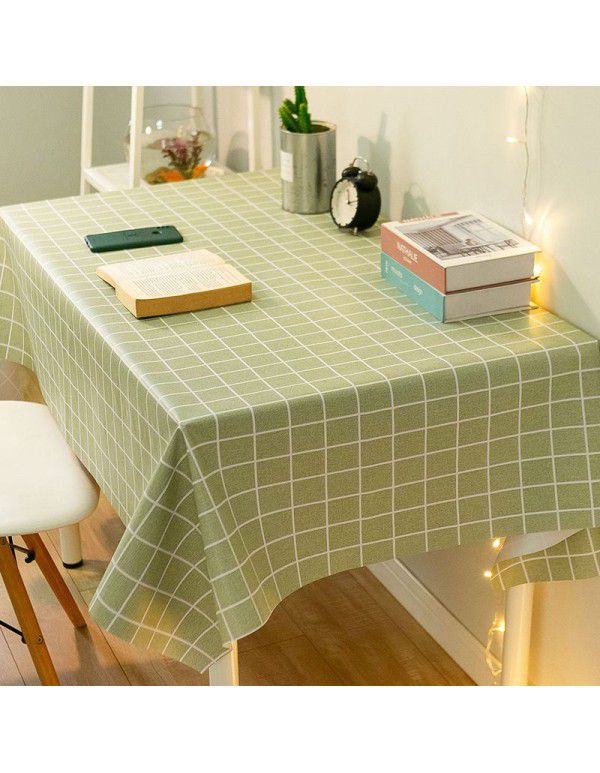 Table cloth, table cloth, waterproof, oil proof, washable ins, net red, rectangular table cloth, tea table cloth, pvc, student desk mat