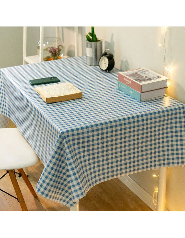Table cloth, table cloth, waterproof, oil proof, washable ins, net red, rectangular table cloth, tea table cloth, pvc, student desk mat
