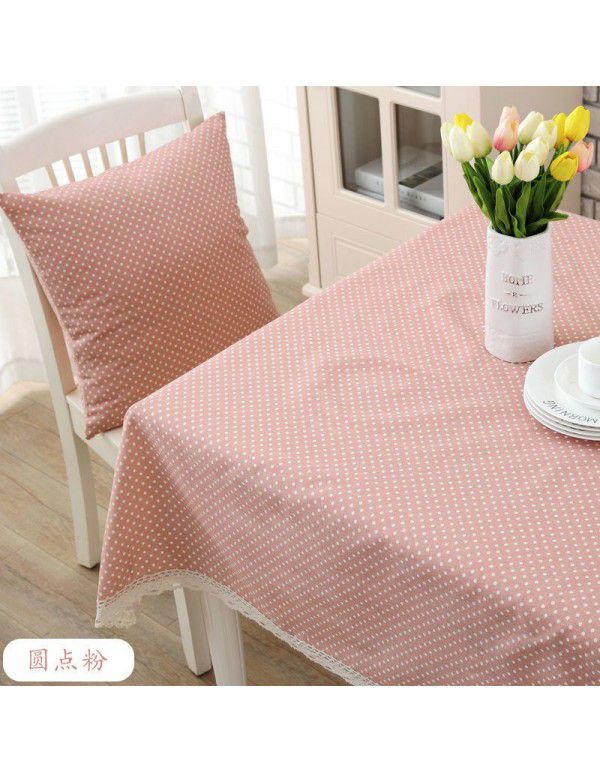 Xinjiang Style Table Cloth Exotic Table Cloth Retro American Ethnic Style Cotton Linen Bar Room Tea Table Student