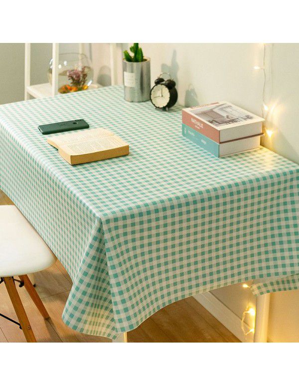 Table cloth, table cloth, waterproof, oil proof, washable ins, net red, rectangular table cloth, tea table cloth, pvc, student desk mat