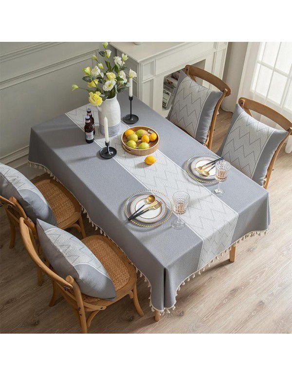 Table cloth, cotton and linen, small, fresh and simple, rectangular tea table, table cloth, parcel post, cross-border e-commerce factory