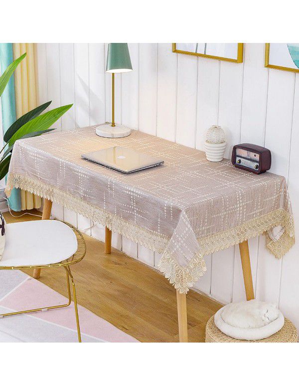 Table cloth, fresh rectangular table cloth, simple modern tea table, table cloth, pad, desk cloth, nail care table cloth