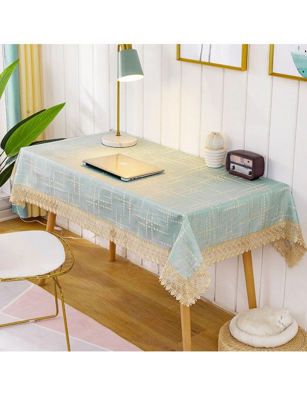 Table cloth, fresh rectangular table cloth, simple modern tea table, table cloth, pad, desk cloth, nail care table cloth