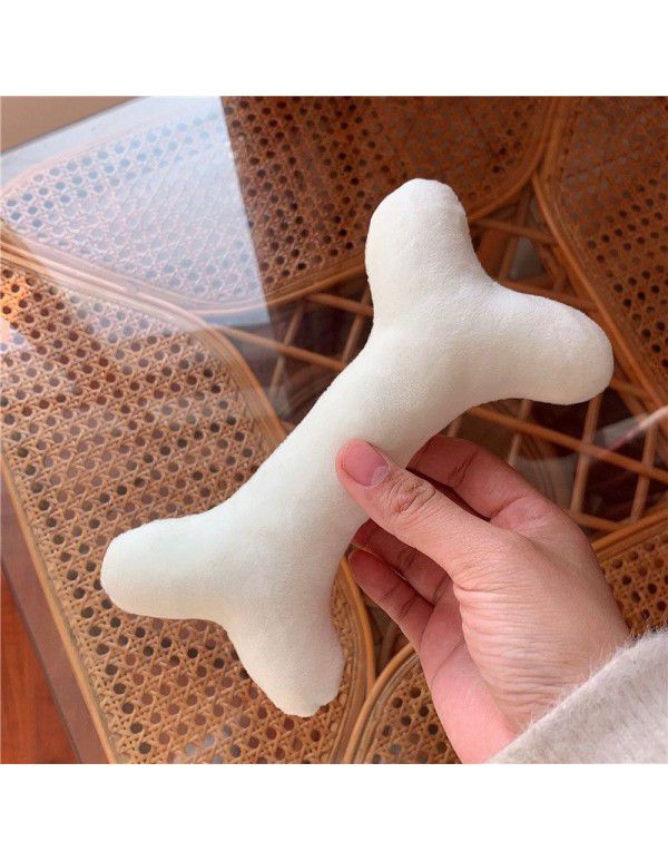 Cute cartoon plush green onion strip pillow doll plush toy creativity funny cat pet bite