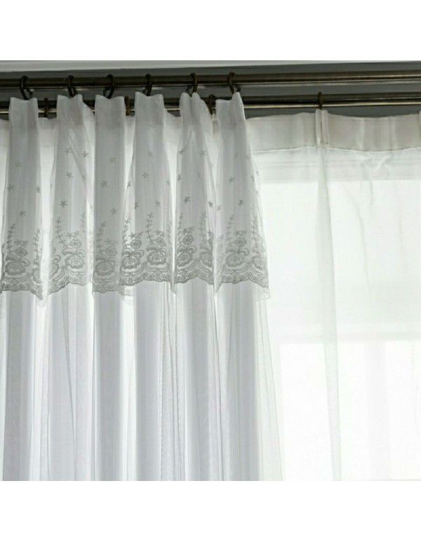 Curtains, bedroom, shading, household velcro, living room, grand new double princess style curtain, light tight