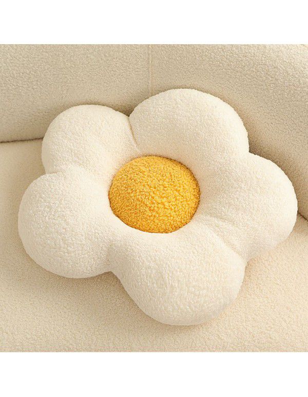 Simple ins Flower Throw Pillow Home Sofa Cushion Throw Pillow Model Room Soft Cushion Shaped Side Sleeping Pillow Wholesale