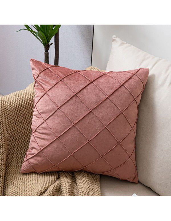 Sofa pillow Dutch velvet pillow Home sofa upholstery pillow case Cross border popular Amazon pillow ins