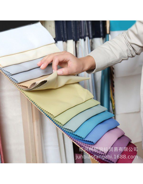 Hot Sale New Modern Simple High Precision Double Sided Matte High Blackout Solid Rome Short Curtain