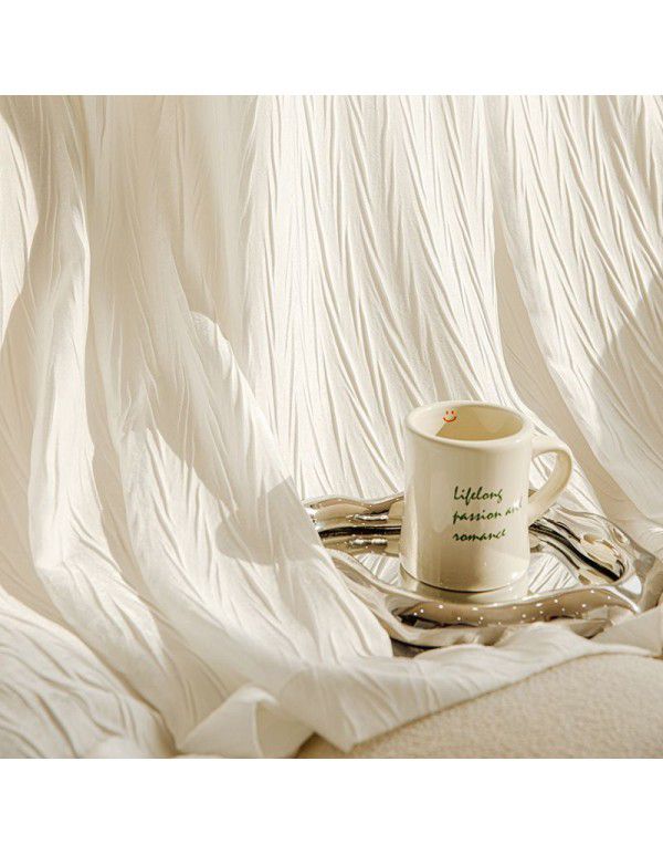 New Yuelong gauze swallow tail gauze curtain, light tight French luxury balcony gauze, window screen