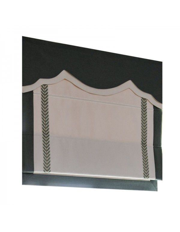 Nordic small leaf Roman curtain lifting curtain study small window pull-down curtain small window curtain