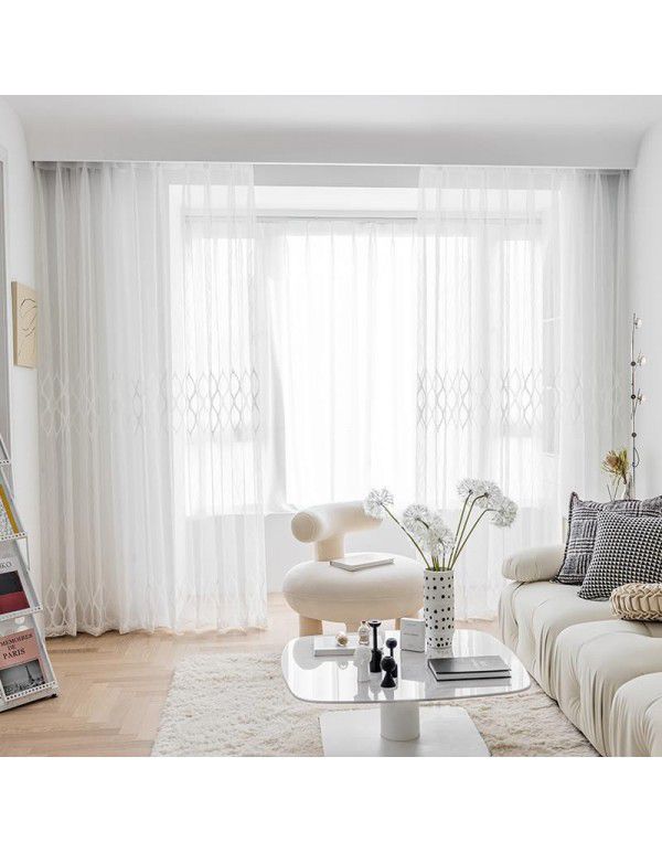 Screen curtain, white sand, gauze, window screen, lace, mesh, curtain, window, balcony, white transparent, transparent, white gauze