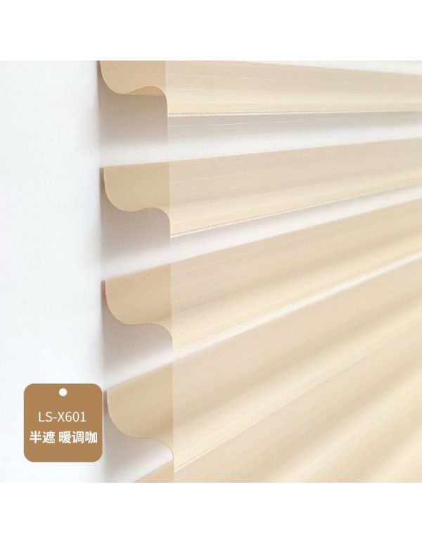 Nordic curtains Shangri La curtains Soft gauze curtains Roll up study Living room Balcony Shading Roll up blinds Intelligent