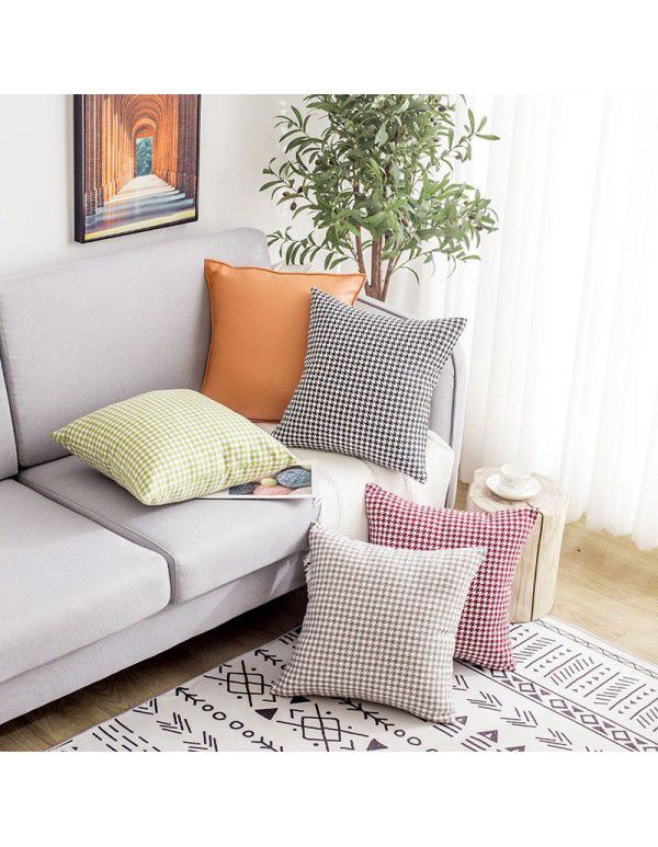 Qianniaoche Pillow Case Nordic ins Light Luxury Bedhead Pillow Backrest Cushion Car Waist Pillow Sofa Pillow Wholesale