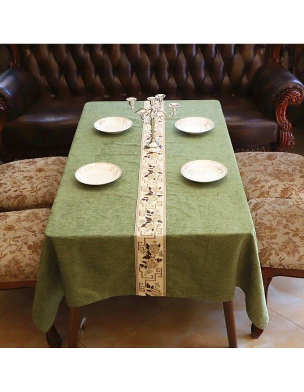 Luxurious Western Table Cloth Trimming Art New Chinese Simple European Rectangular Home Fabric Home Textile Home Decorative Dinner