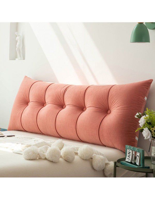 Bed back, bedside cushion, pillow, rectangular large backrest, sofa, waist protector, soft bag, bedroom tatami, removable and washable
