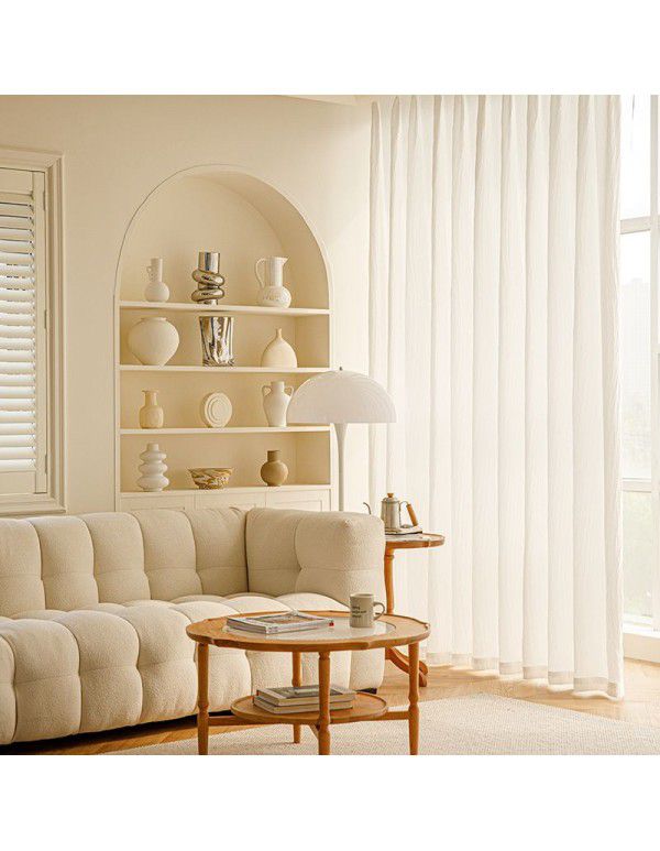 New Yuelong gauze swallow tail gauze curtain, light tight French luxury balcony gauze, window screen